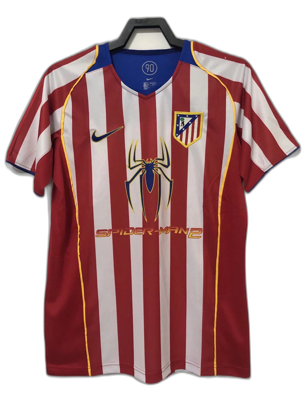 Atletico Madrid 04/05 I Home Camisa - Versão Retrô