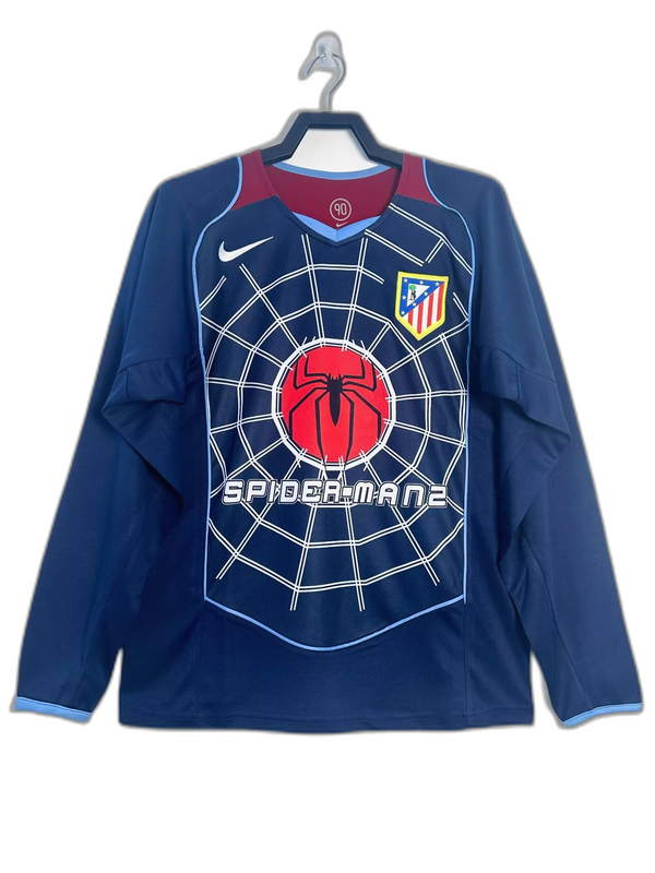Atletico Madrid 04/05 II Away Camisa - Manga Longa Versão Retrô