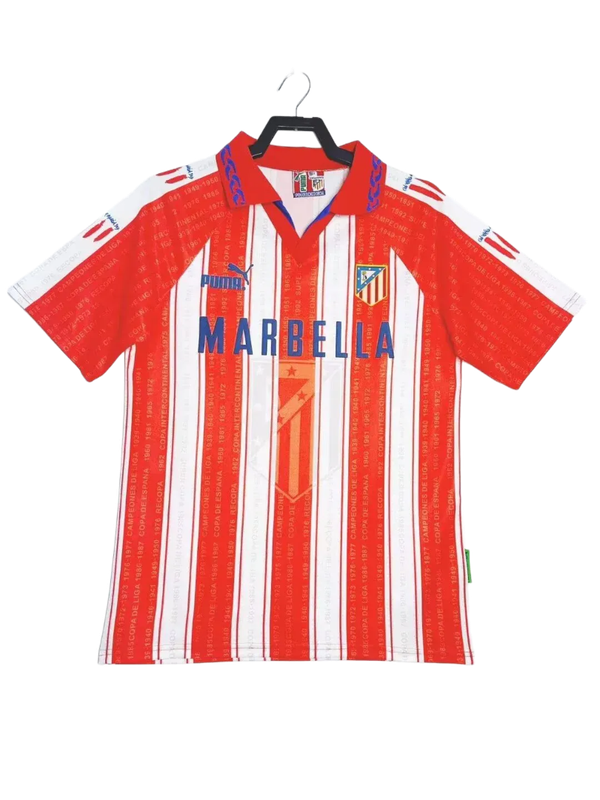 Atletico Madrid 95/96 I Home Camisa - Versão Retrô