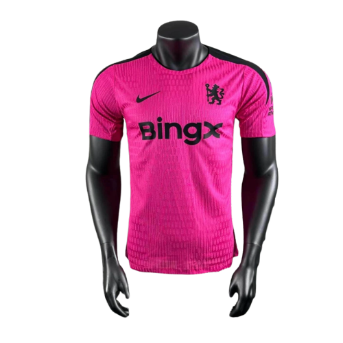 Chelsea 25/26 Camisa de Treino - Rosa - Versão Jogador