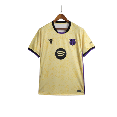 Barcelona 25/26 Edição Especial Camisa - Amarela - Versão Torcedor