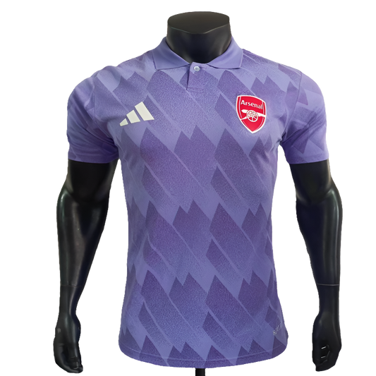 Arsenal 25/26 Polo Edição Camisa - Roxa - Versão Jogador