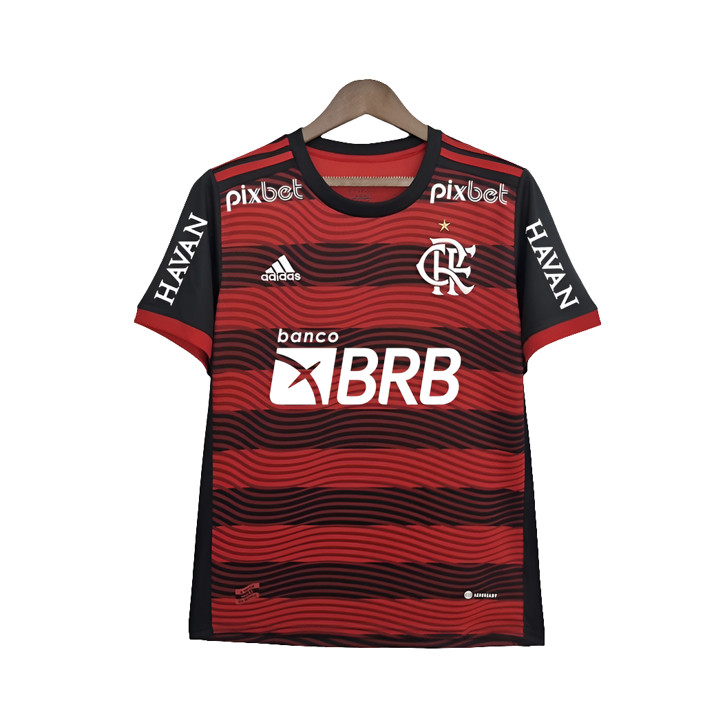 Flamengo 22/23 I Home Camisa - All Sponsors - Versão Torcedor