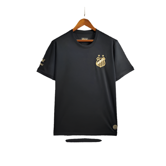 Santos 25/26 Edição Comemorativa Camisa - Preta - Versão Torcedor