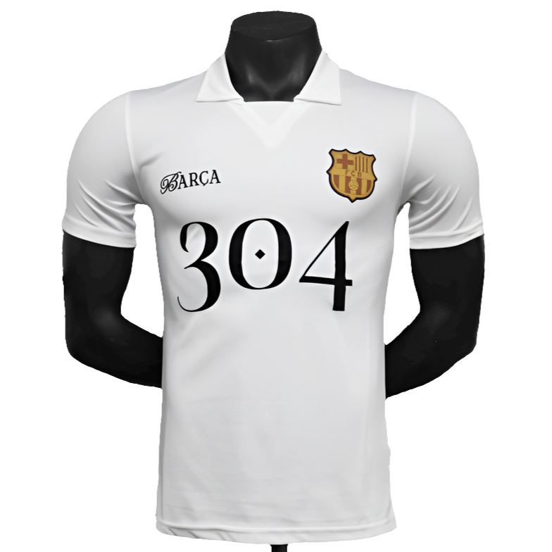 Barcelona 25/26 Edição Especial Camisa - Branca - Versão Jogador