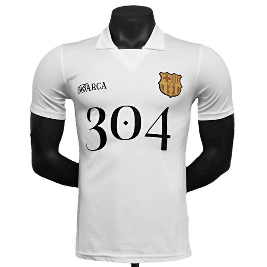 Barcelona 25/26 Edição Especial Camisa - Branca - Versão Jogador