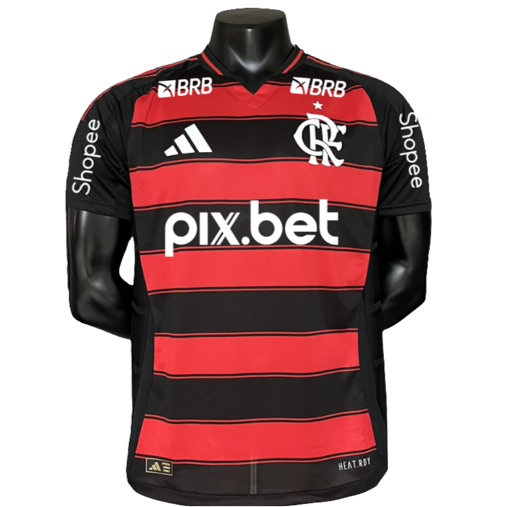 Flamengo 25/26 I Home Camisa - All Sponsors - Versão Jogador