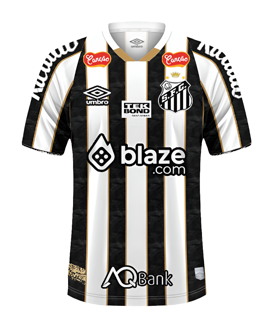 Santos 24/25 II Away Camisa - All Sponsors - Versão Torcedor