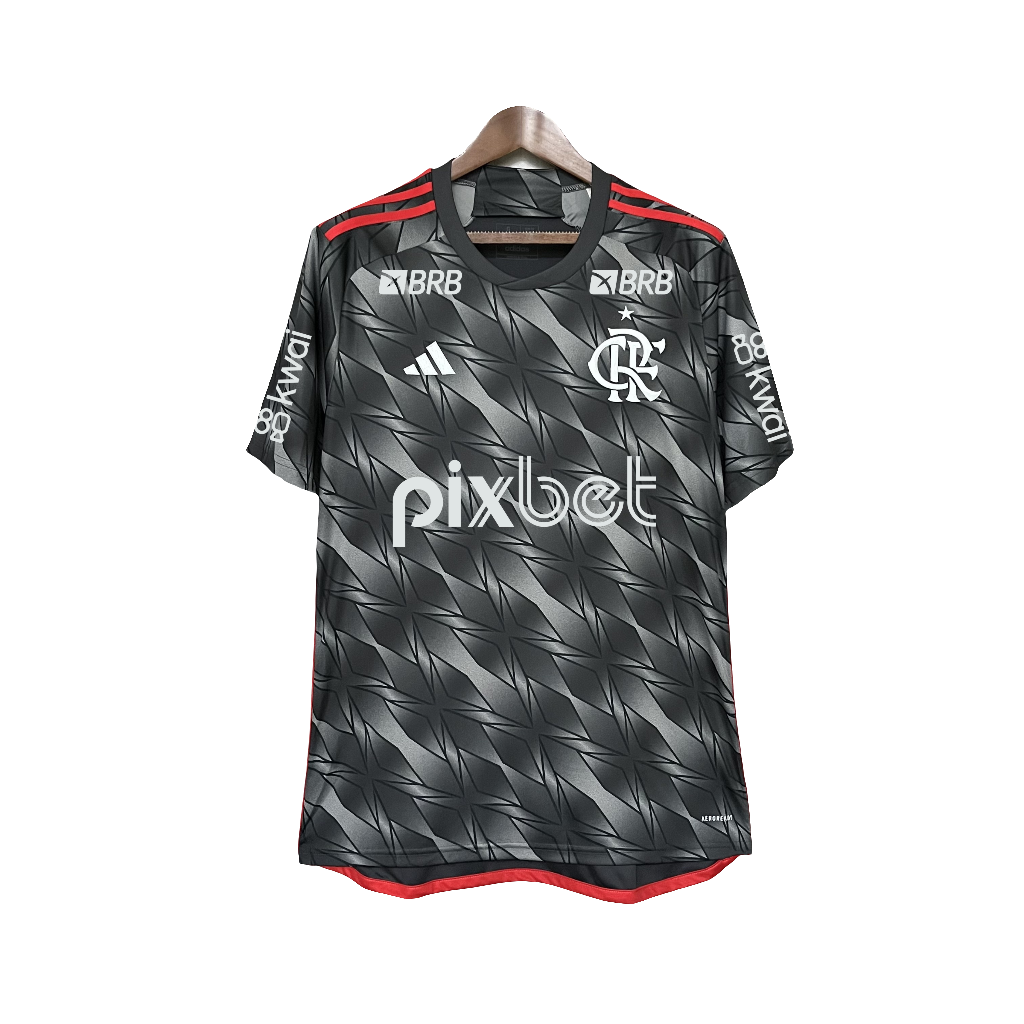 Flamengo 24/25 III Third Camisa - All Sponsors - Versão Torcedor