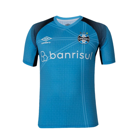 Gremio 23/24 Camisa Pré-Jogo - Azul - Versão Torcedor
