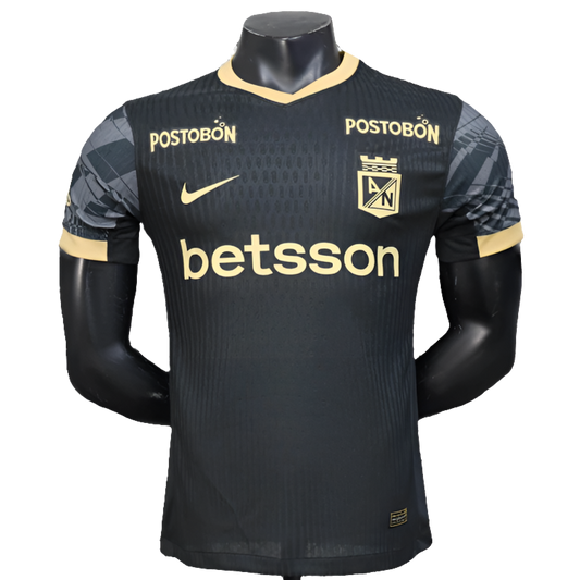 Atletico Nacional 25/26 Preta Edição Camisa - Versão Jogador