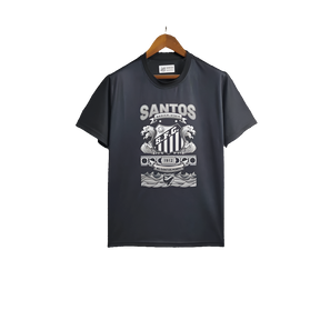 Santos 25/26 Casual Edition Jersey - Black - Fan Version