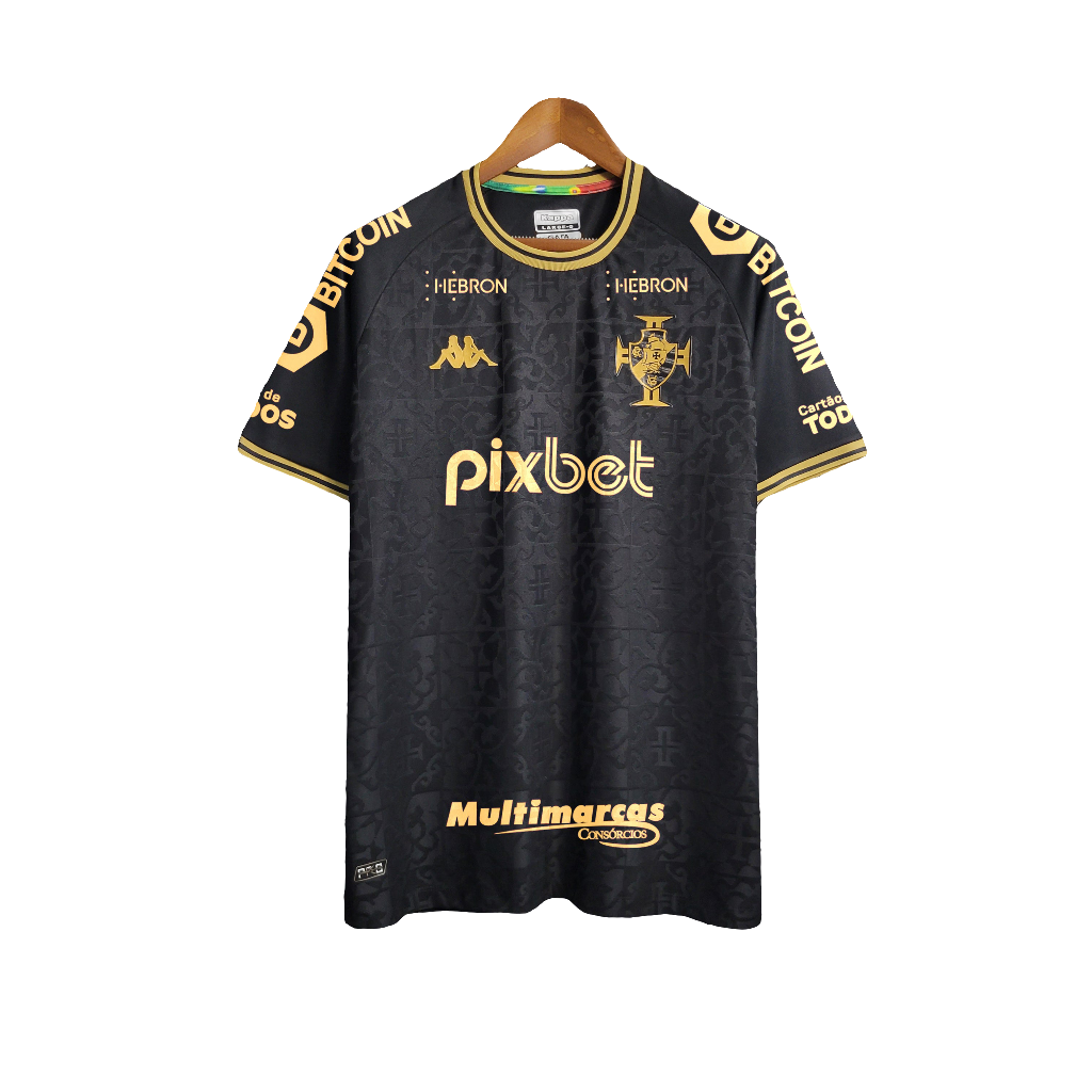 Vasco 22/23 Camisa de Goleiro - Preta - All Sponsors - Versão Torcedor
