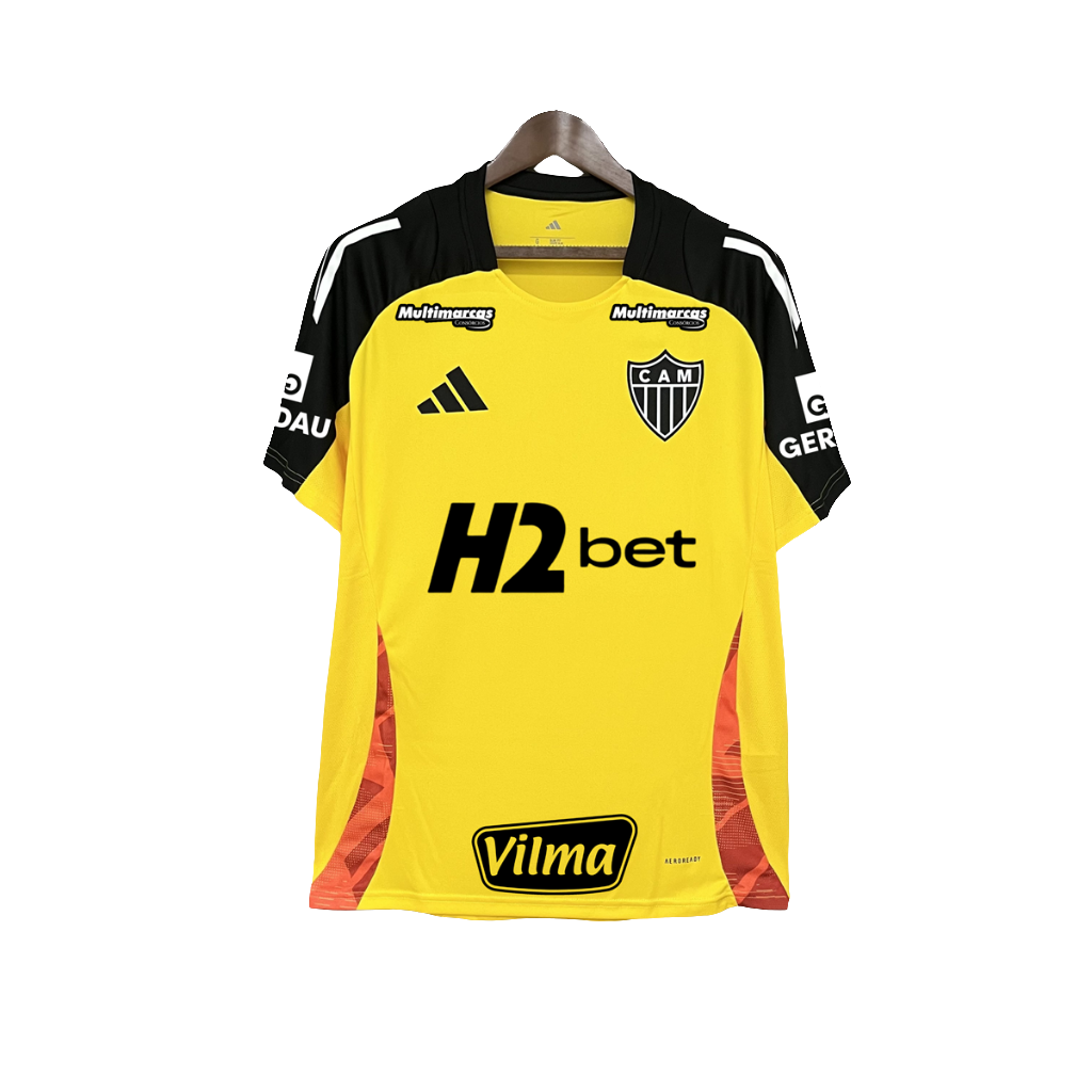 Atletico Mineiro 25/26 Amarela Camisa de Treino - All Sponsors - Versão Torcedor