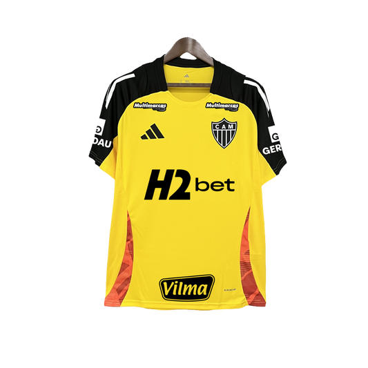 Atletico Mineiro 25/26 Amarela Camisa de Treino - All Sponsors - Versão Torcedor