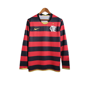 Flamengo 2009 I Home Jersey - Long Sleeve Retro Version