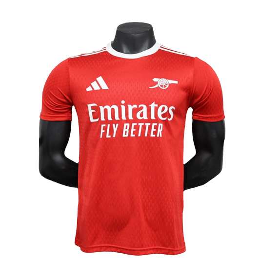 Arsenal 25/26 Camisa Pré-Jogo - Vermelha - Versão Jogador