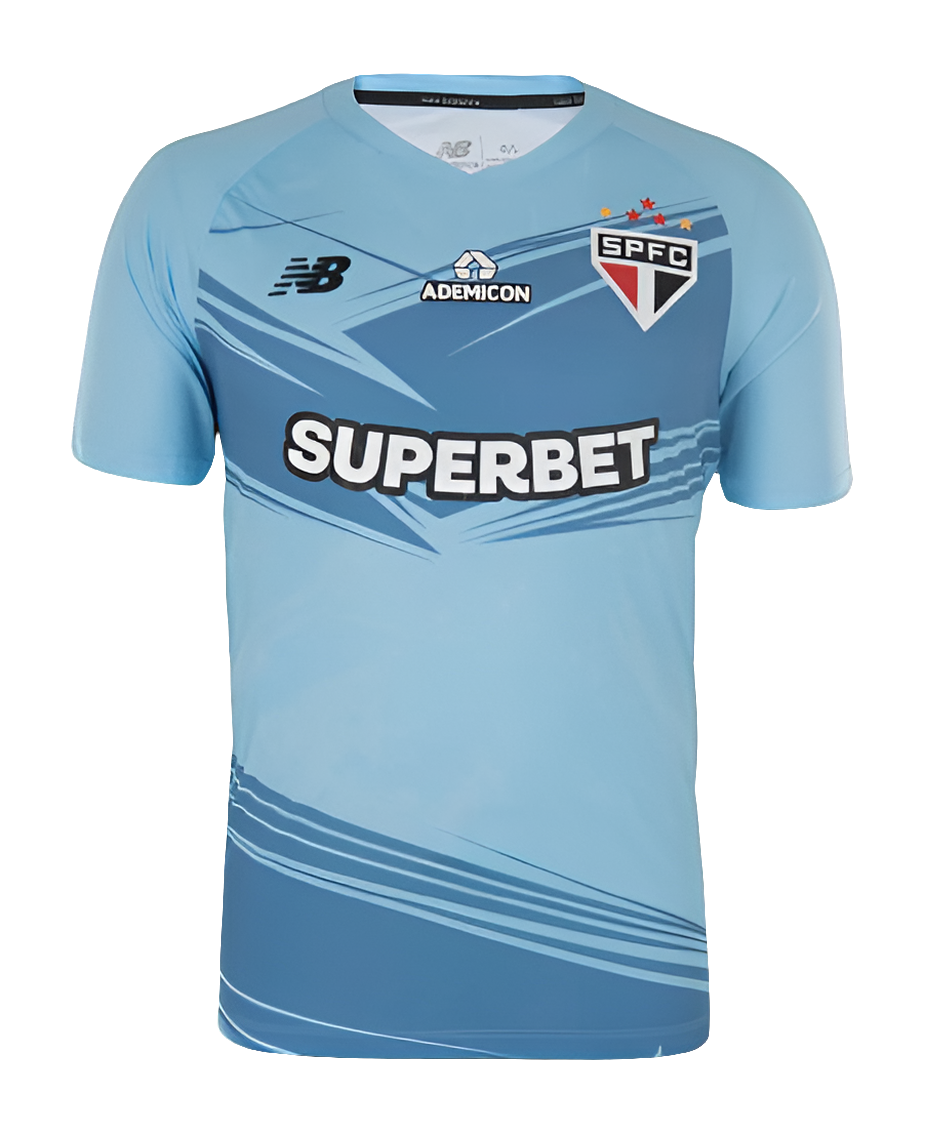 Sao Paulo 25/26 Camisa de Goleiro - Light Azul - Versão Torcedor