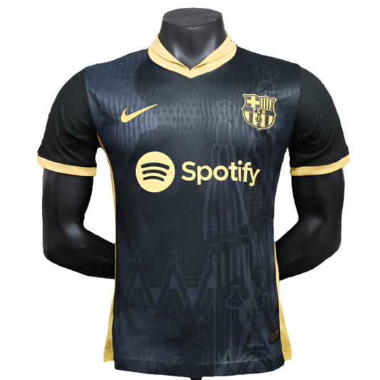 Barcelona 25/26 Especial Camisa - Preta - Versão Jogador