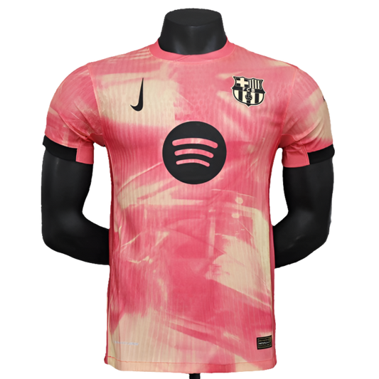 Barcelona 25/26 Edição Especial Camisa - Rosa - Versão Jogador
