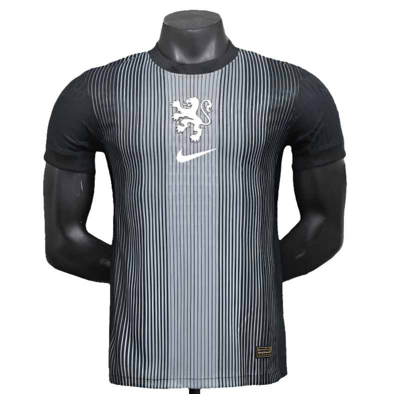 Netherlands 25/26 Camisa de Goleiro - Preta - Versão Jogador