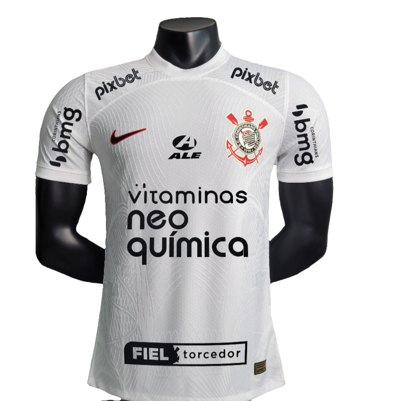Corinthians 23/24 I Home Camisa - All Sponsors - Versão Jogador