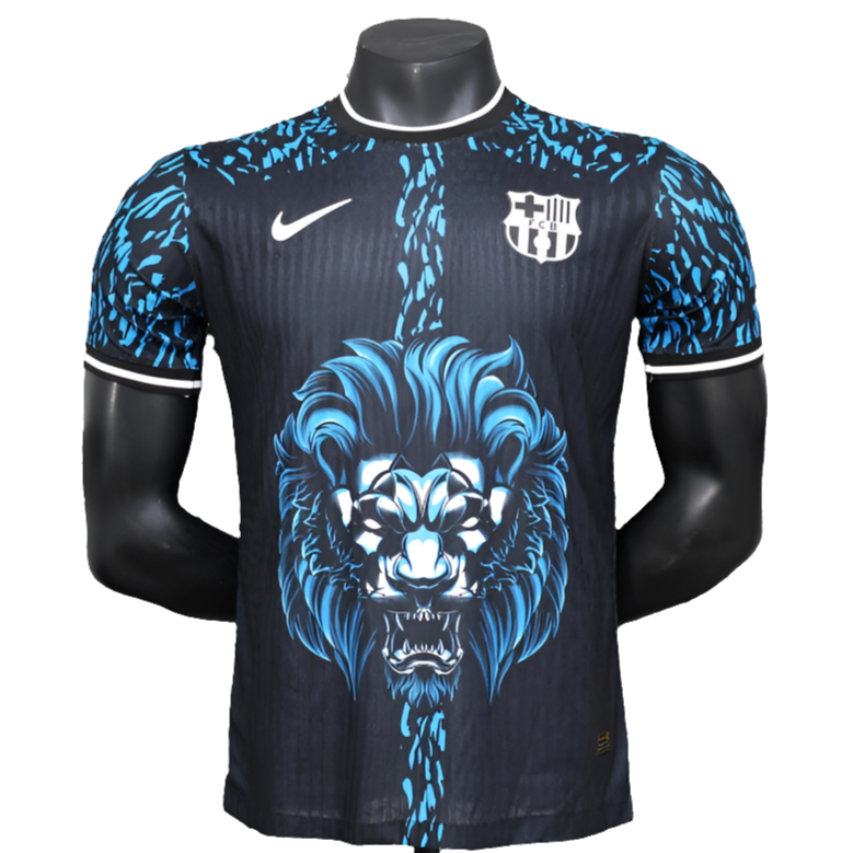 Barcelona 25/26 Lion Edição Camisa - Azul - Versão Jogador