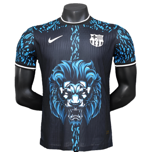 Barcelona 25/26 Lion Edição Camisa - Azul - Versão Jogador