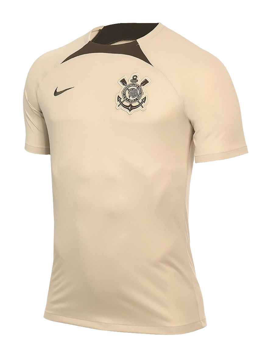 Corinthians 24/25 Camisa de Treino - Beige - Versão Torcedor