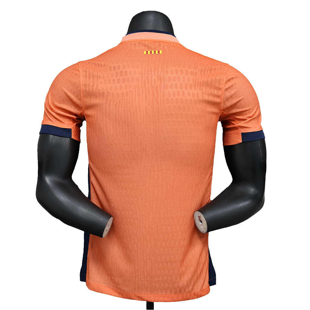 Barcelona 25/26 Edição Especial Camisa - Orange - Versão Jogador