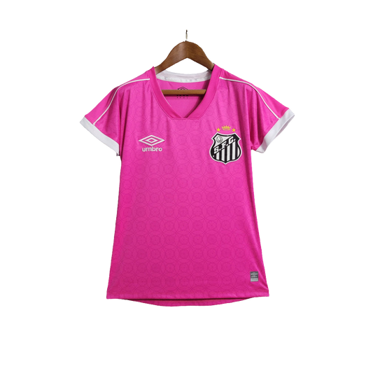 Santos 23/24 Rosa October Edição Camisa - Feminina's