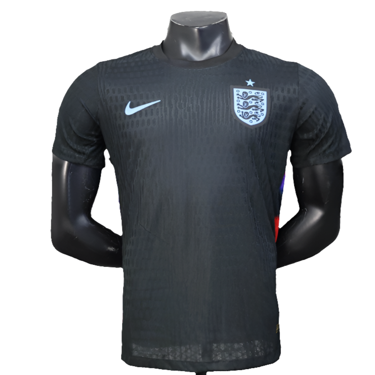 England 25/26 Camisa de Treino - Preta - Versão Jogador