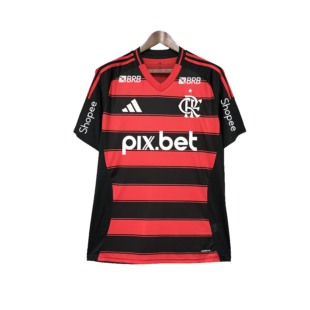 Flamengo 25/26 I Home Camisa - All Sponsors - Versão Torcedor