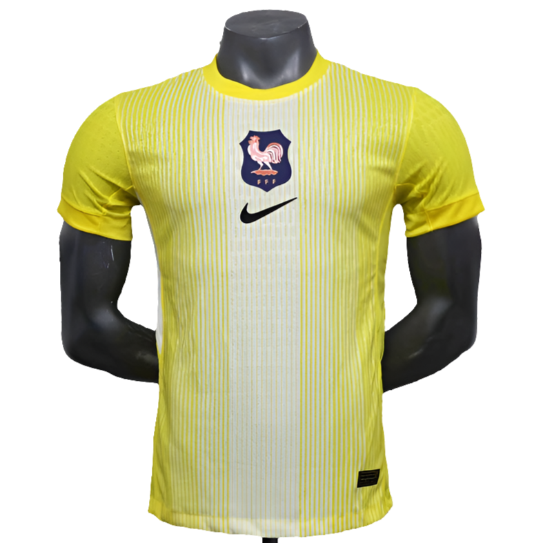 France 25/26 Camisa de Goleiro - Amarela - Versão Jogador