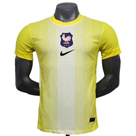 France 25/26 Camisa de Goleiro - Amarela - Versão Jogador