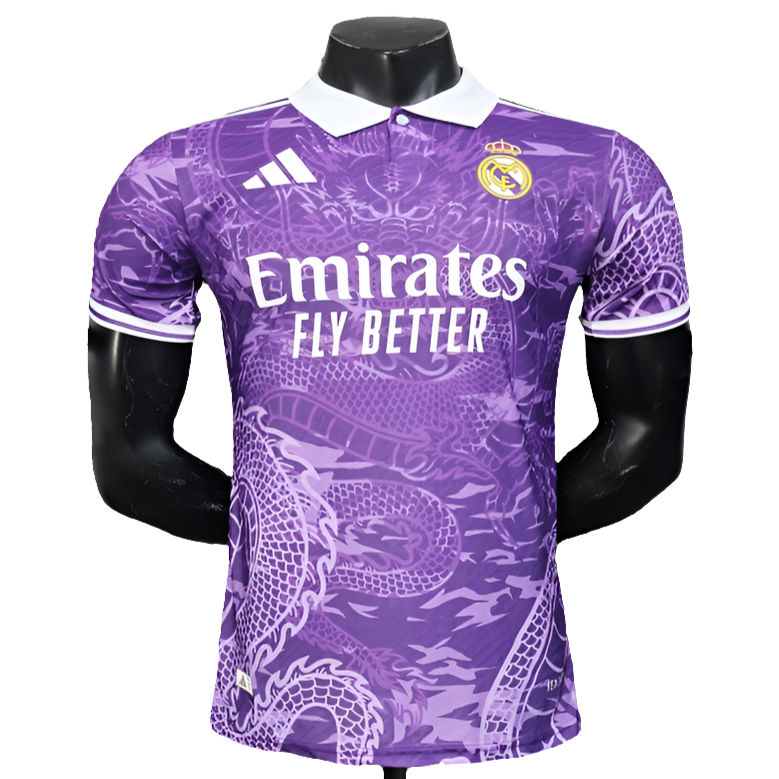 Real Madrid 25/26 Edição Especial Camisa - Roxa - Versão Jogador