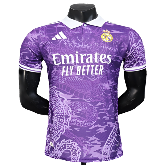 Real Madrid 25/26 Edição Especial Camisa - Roxa - Versão Jogador