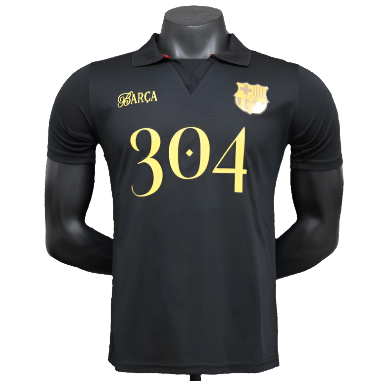 Barcelona 25/26 Preta Camisa - Edição Especial - Versão Jogador