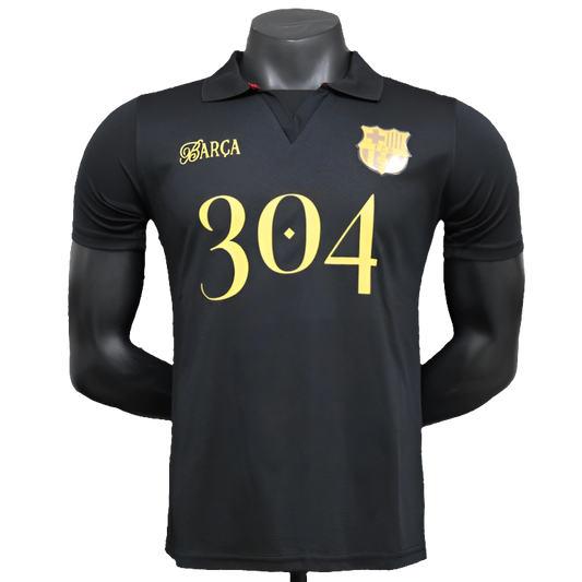 Barcelona 25/26 Preta Camisa - Edição Especial - Versão Jogador