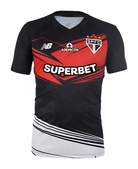 Sao Paulo 25/26 Camisa de Goleiro - Preta - Versão Torcedor
