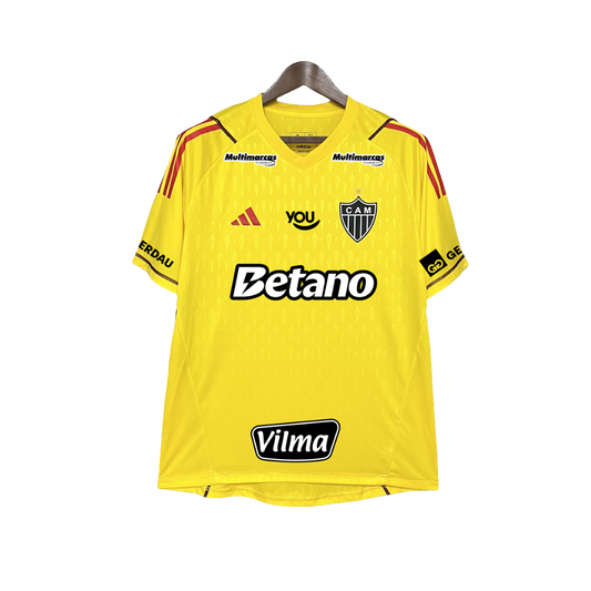 Atletico Mineiro 24/25 Camisa de Goleiro - Amarela - All Sponsors - Versão Torcedor
