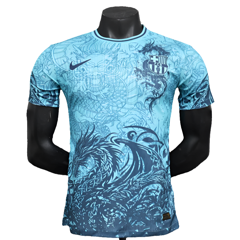 Barcelona 25/26 Edição Especial Camisa - Light Azul - Versão Jogador