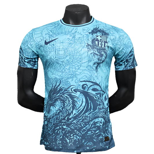 Barcelona 25/26 Edição Especial Camisa - Light Azul - Versão Jogador