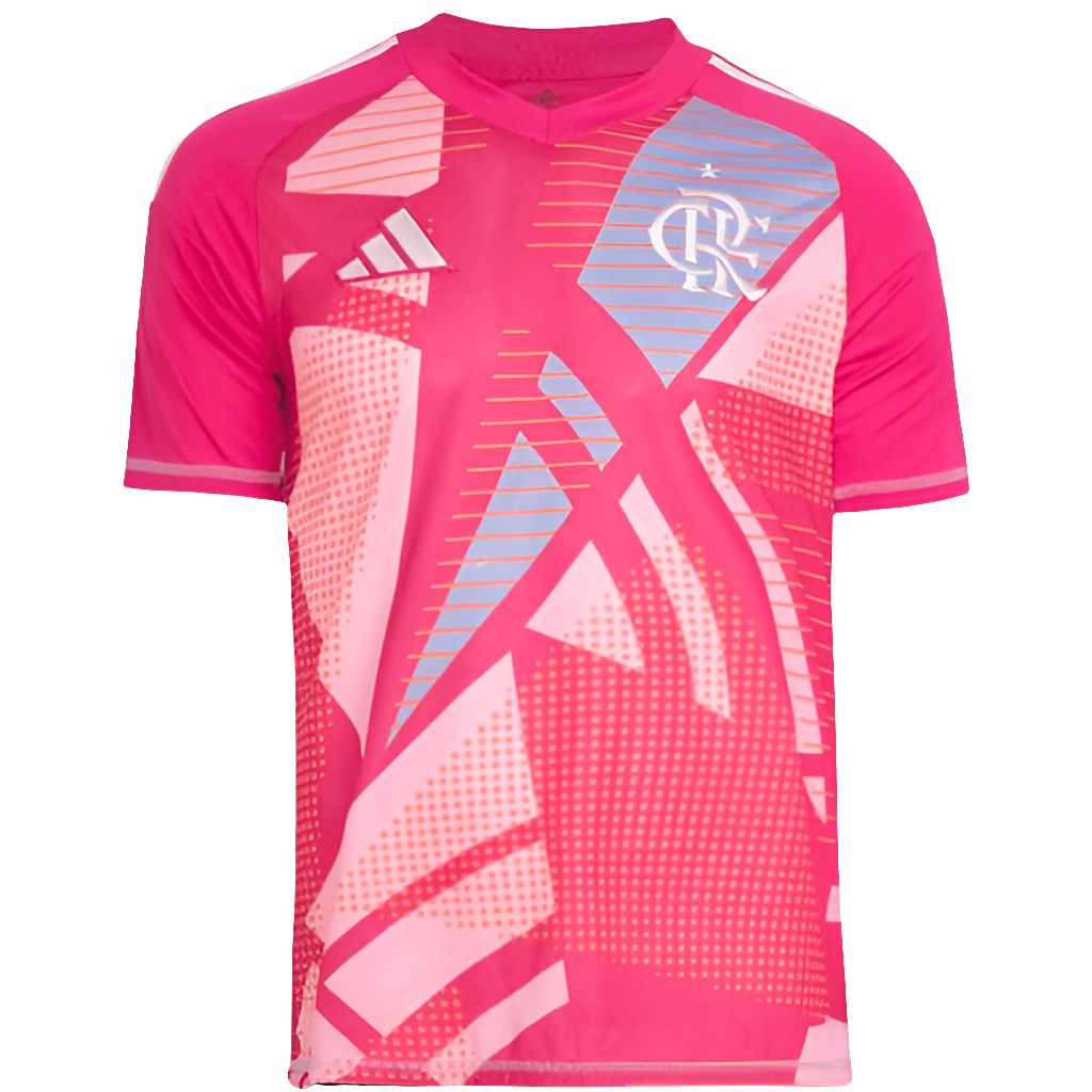 Flamengo 25/26 Camisa de Goleiro - Rosa - Versão Torcedor