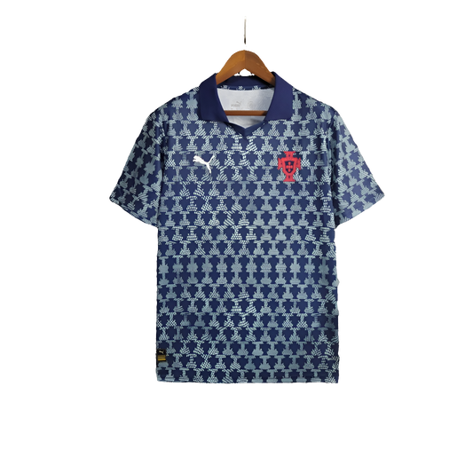 Portugal 25/26 Camisa de Treino - Navy Azul - Versão Torcedor