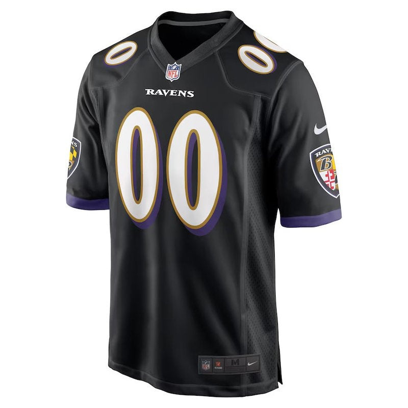 Baltimore Ravens - Alternate Personalizada NFL Game Camisa - Preta