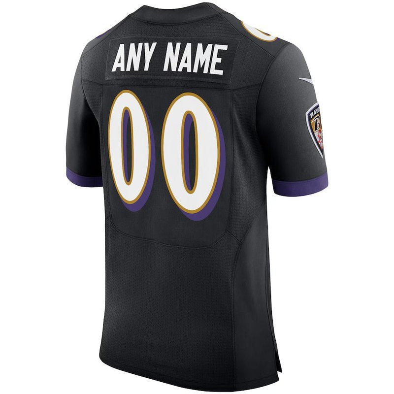 Baltimore Ravens - Speed Machine Personalizada NFL Camisa - Preta