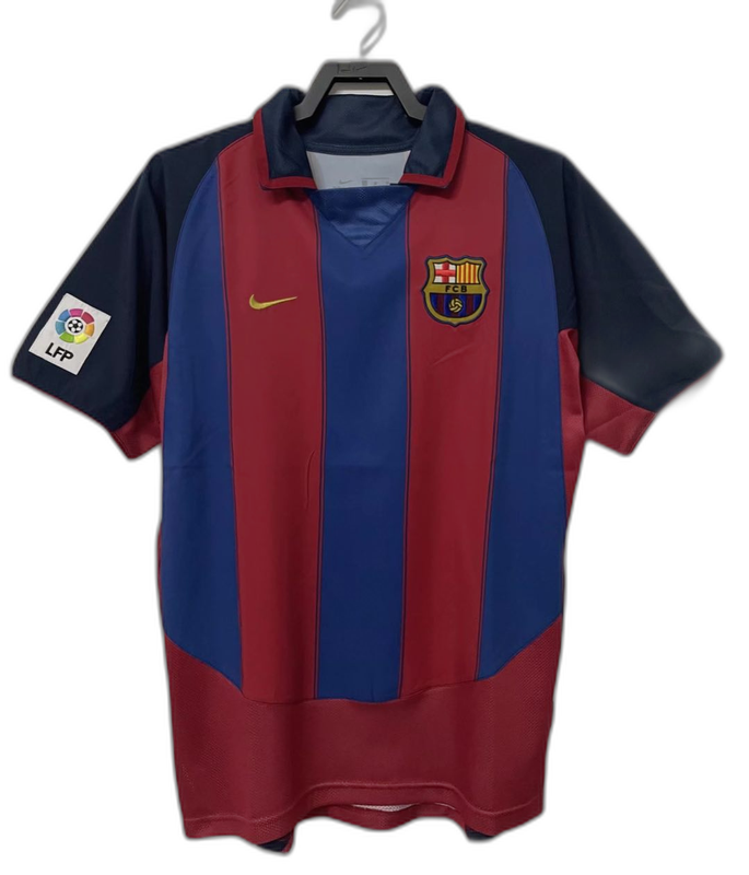 Barcelona 03/04 I Home Camisa - Versão Retrô