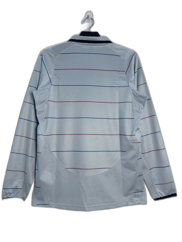 Barcelona 03/04 II Away Camisa - Manga Longa Versão Retrô
