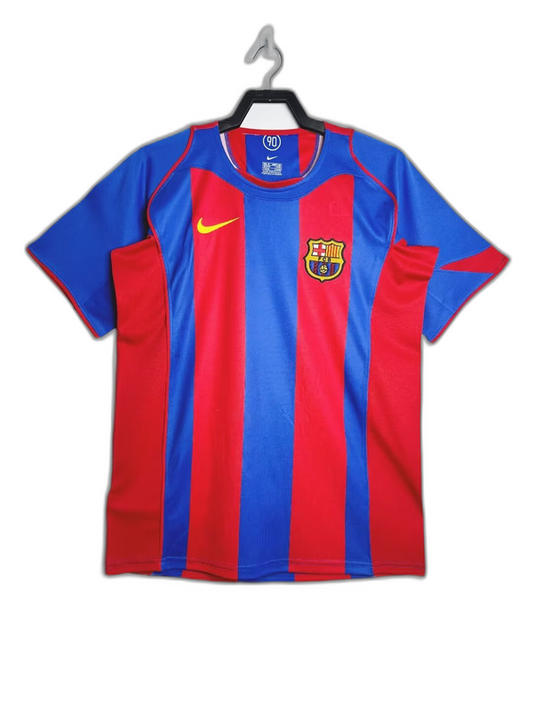 Barcelona 04/05 I Home Camisa - Versão Retrô